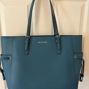 Michael Kors Blue Tote Bag